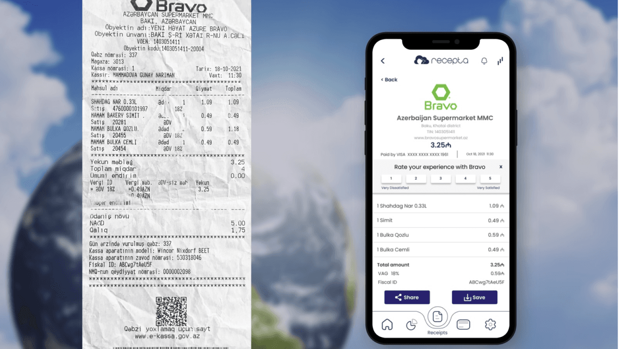 Recepta Recepta to launch digital receipt app to reduce environmental